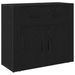 Highboard Stejar Negru Lemn Inginerie - WALTI WALTI