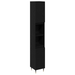 Set de Mobilier pentru Baie de 3 Piese Negru Stejar Lemn Stratificat - WALTI WALTI