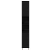 Set de Mobilier pentru Baie de 3 Piese Negru Stejar Lemn Stratificat - WALTI WALTI