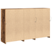 Sideboard cu LED-uri Lemn vechi 162x37x100 cm Lemn prelucrat - WALTI WALTI