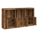 Mobilier cu Lumini LED Lemn Vechi 181.5x37x100 cm Lemn Prelucrat - WALTI WALTI