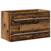 Cabinet de baie cu chiuvetă integrată, lemn rustic din material procesat. - WALTI WALTI