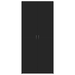 Dulap pentru pantofi Negru 80x35,5x180 cm Lemn prelucrat - WALTI WALTI