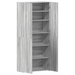 Dulap pentru Pantofi Gri Sonoma 80x35,5x180 cm Lemn Prelucrat - WALTI WALTI