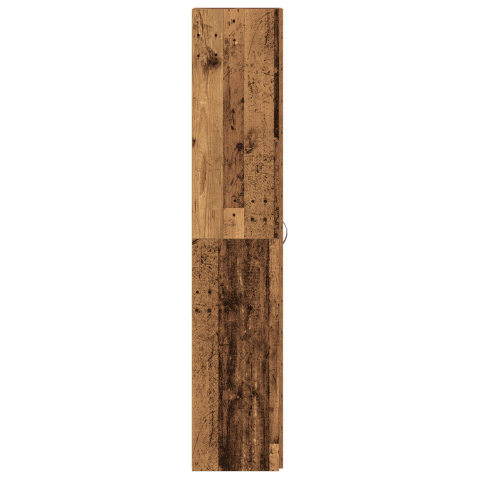 Dulap pentru pantofi Lemn vechi 80x35,5x180 cm Lemn recompozit - WALTI WALTI