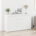 Bufet Alb Alb Lemn 120 x 36 x 69 cm Depozitare Bufet Alb - WALTI WALTI