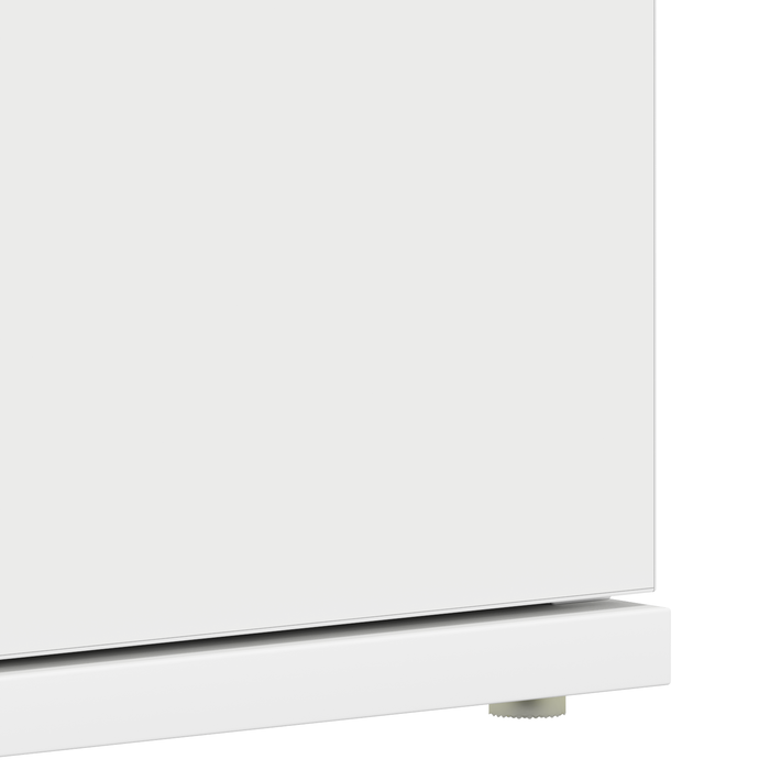 Dulap Pantofi Alb 80x39x180 cm Lemn Ingineresc - WALTI WALTI