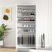 Dulap Pantofi Alb 80x39x180 cm Lemn Ingineresc - WALTI WALTI