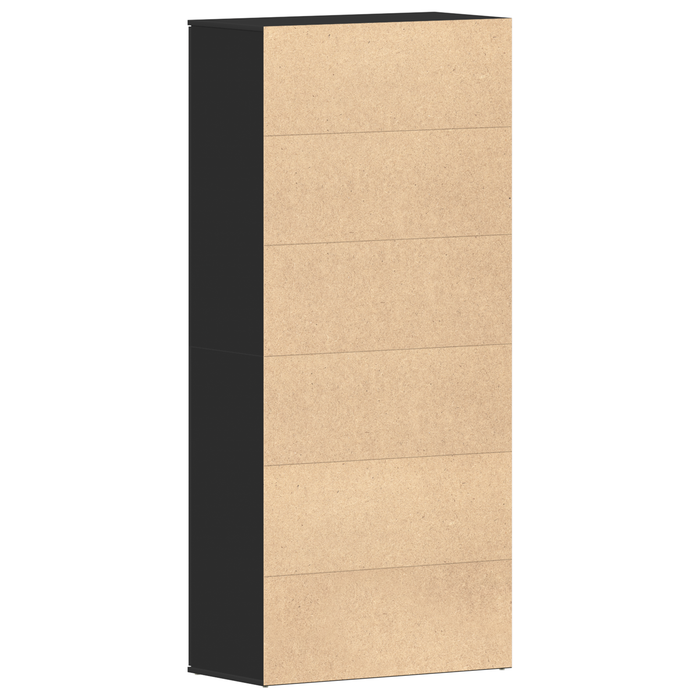 Cabinet pentru pantofi Negru 80x39x180 cm Lemn solid - WALTI WALTI