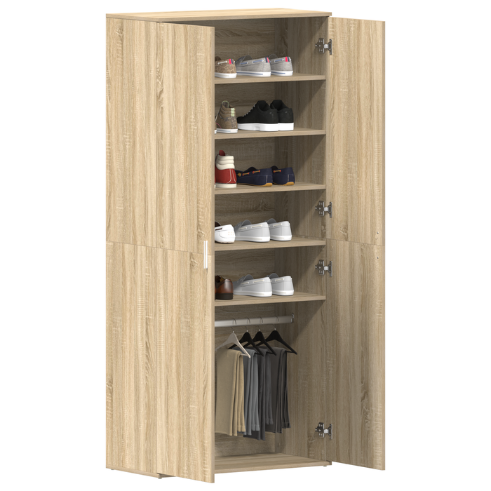 Cabinet pentru Pantofi Sonoma Oak 80x39x180 cm Lemn prelucrat - WALTI WALTI