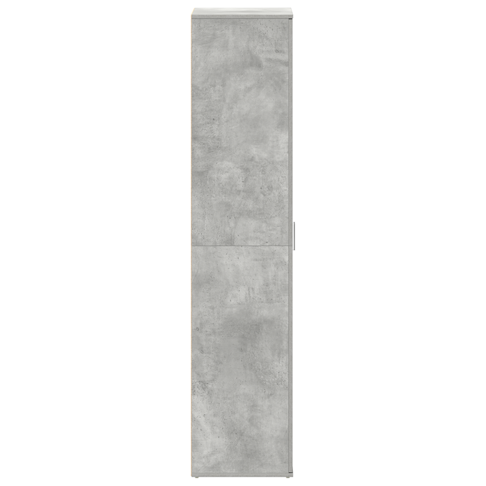 Dulap pentru încălțăminte Gri de beton 80x39x180 cm Lemn compus - WALTI WALTI