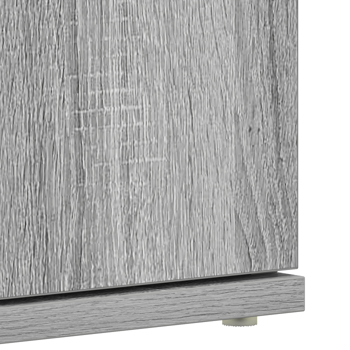 Cabinet Pantofi Gri Sonoma 80x39x180 cm Placă Aglomerată - WALTI WALTI