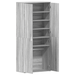 Cabinet Pantofi Gri Sonoma 80x39x180 cm Placă Aglomerată - WALTI WALTI