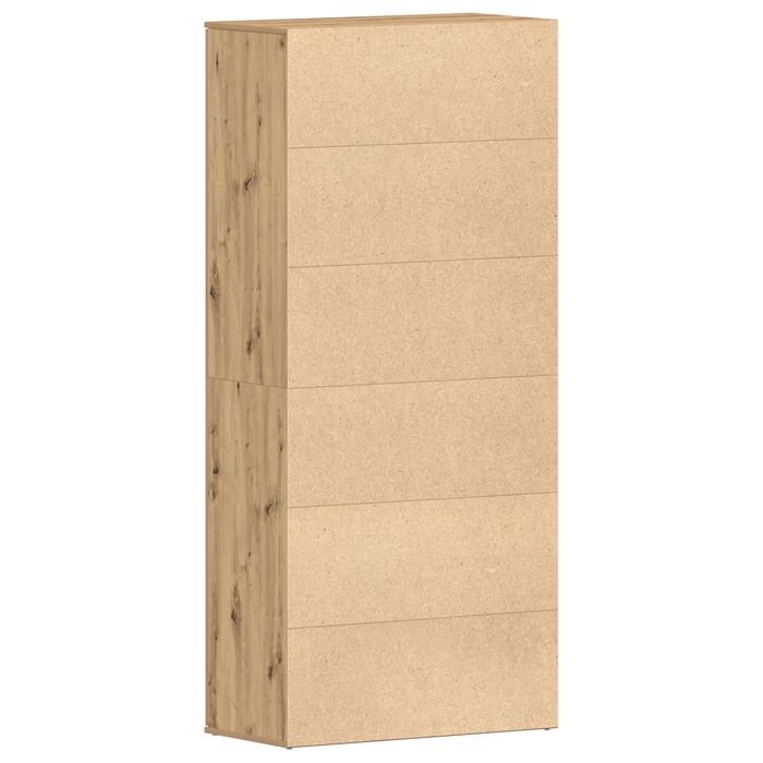 Dulap pentru Încălțăminte Stejar Artizanal 80x39x180 cm Lemn Prelucrat - WALTI WALTI