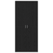 Cabinet Pantofi Stejar Negru 80x39x180 cm Lemn Ingineresc - WALTI WALTI