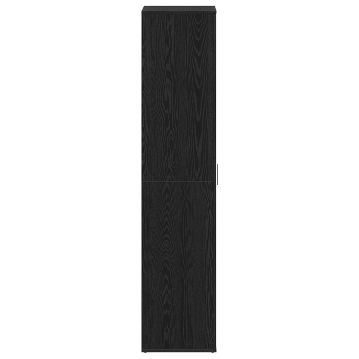 Cabinet Pantofi Stejar Negru 80x39x180 cm Lemn Ingineresc - WALTI WALTI