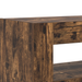 Dulap Stejar Afumat Lemn Ingineresc 116 x 30 x 75 cm - WALTI WALTI