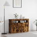 Dulap Stejar Afumat Lemn Ingineresc 116 x 30 x 75 cm - WALTI WALTI