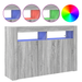 Dulap Gri sonoma Lemn laminat 116 x 30 x 75 cm Dulap - WALTI WALTI