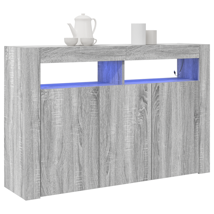 Dulap Gri sonoma Lemn laminat 116 x 30 x 75 cm Dulap - WALTI WALTI