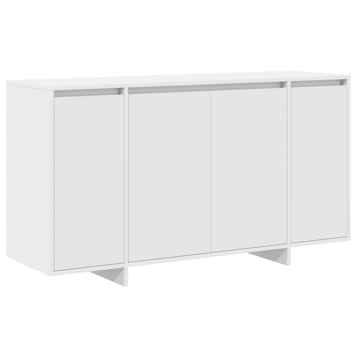 Bufet Alb Alb Lemn 135 x 41 x 75 cm Bufet Alb Dreptunghiular - WALTI WALTI