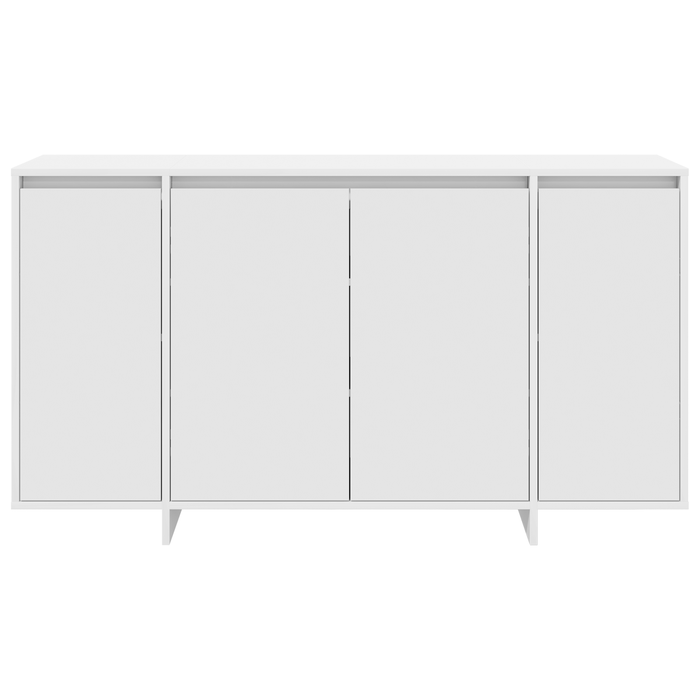 Bufet Alb Alb Lemn 135 x 41 x 75 cm Bufet Alb Dreptunghiular - WALTI WALTI
