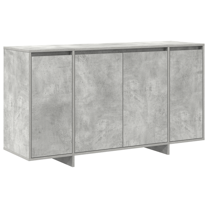 Bufet gri din beton Beton gri Lemn prelucrat 135 x 41 x 75 cm - WALTI WALTI