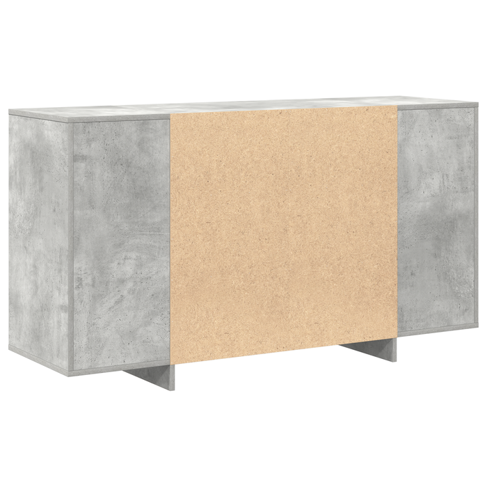 Bufet gri din beton Beton gri Lemn prelucrat 135 x 41 x 75 cm - WALTI WALTI
