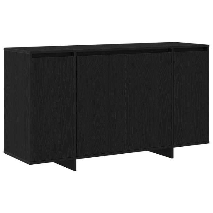 Bufet din stejar negru Stejar negru Furnir de lemn 135 x 41 x 75 cm - WALTI WALTI