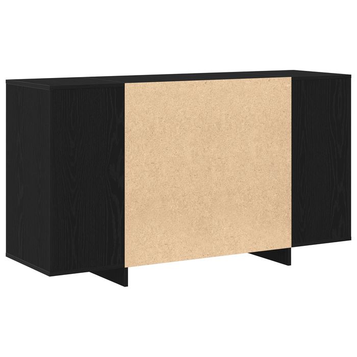 Bufet din stejar negru Stejar negru Furnir de lemn 135 x 41 x 75 cm - WALTI WALTI