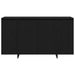 Bufet din stejar negru Stejar negru Furnir de lemn 135 x 41 x 75 cm - WALTI WALTI