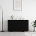 Bufet din stejar negru Stejar negru Furnir de lemn 135 x 41 x 75 cm - WALTI WALTI