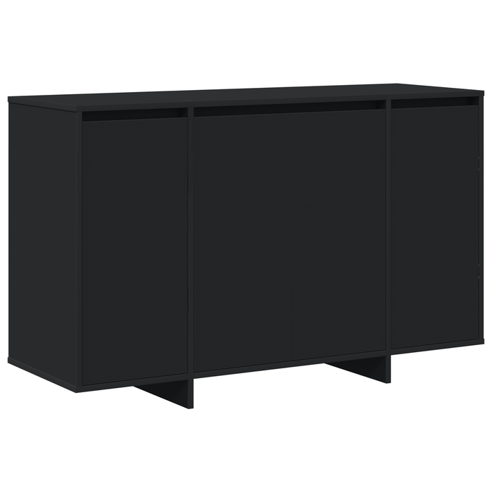 Bufet Negru Negru Lemn prelucrat 120 x 41 x 75 cm Bufet Negru - WALTI WALTI