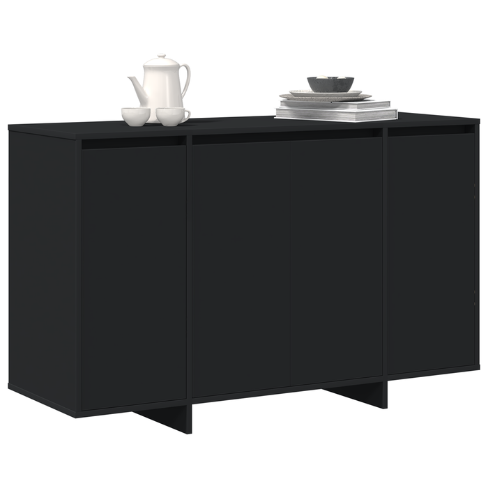 Bufet Negru Negru Lemn prelucrat 120 x 41 x 75 cm Bufet Negru - WALTI WALTI