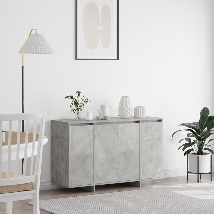 Bufet Gri din Beton Gri din Beton Lemn Prelucrat 120 x 41 x 75 cm - WALTI WALTI