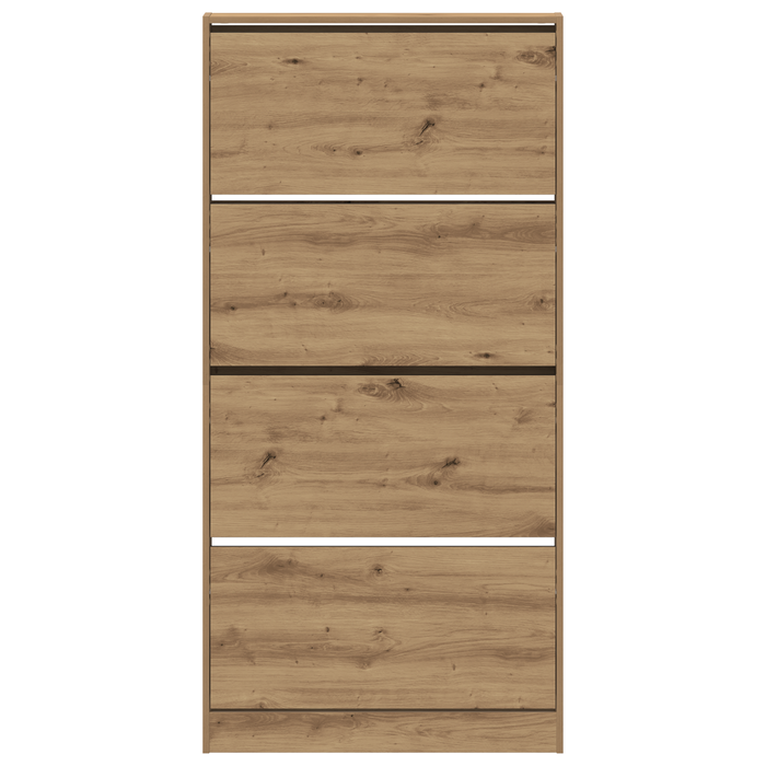 Dulap pentru pantofi Stejar natural Lemn durabil 80 x 21 x 163.5 cm - WALTI WALTI