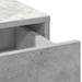 Set de toaletă 2 piese cu LED Gri beton din lemn prelucrat - WALTI WALTI