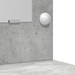 Set de toaletă 2 piese cu LED Gri beton din lemn prelucrat - WALTI WALTI