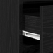 Set masă toaletă cu LED, 2 piese, negru, lemn prelucrat - WALTI WALTI