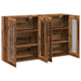 Cabinete montate pe perete 2 pcs Lemn vechi 69.5x34x90 cm Lemn prelucrat - WALTI WALTI