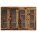 Cabinete montate pe perete 2 pcs Lemn vechi 69.5x34x90 cm Lemn prelucrat - WALTI WALTI