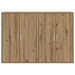 Sideboard-uri 2 buc stejar artizanal 60x31x84 cm Lemn ingineresc - WALTI WALTI