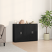 Servante 2 buc Negru Stejar 60x31x84 cm Lemn ingineresc - WALTI WALTI