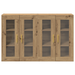 Dulapuri Montate pe Perete 2 pcs Stejar Artisan 69,5x34x90 cm Lemn Ingineresc - WALTI WALTI