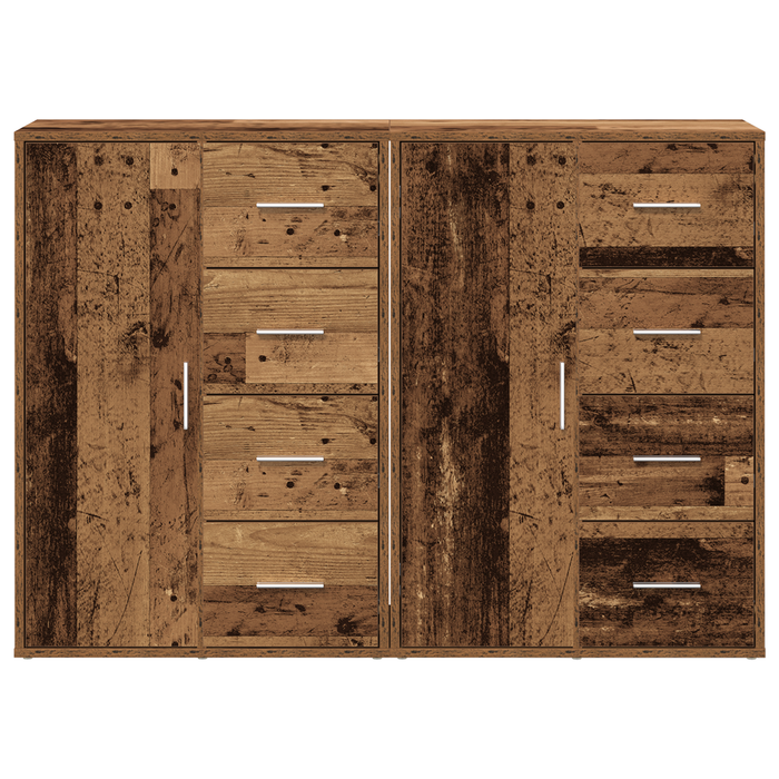 Dulapuri 2 piese Lemn Vechi 60x31x84 cm Lemn Stratificat - WALTI WALTI
