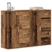Dulapuri 2 piese Lemn Vechi 60x31x84 cm Lemn Stratificat - WALTI WALTI