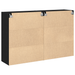 Mobilier de perete 2 buc Negru Stejar 69,5x34x90 cm Lemn prelucrat - WALTI WALTI