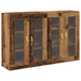 Dulapuri Montate pe Perete 2 buc Lemn Vechi 69,5x34x90 cm Lemn Ingineresc - WALTI WALTI