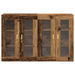 Dulapuri Montate pe Perete 2 buc Lemn Vechi 69,5x34x90 cm Lemn Ingineresc - WALTI WALTI
