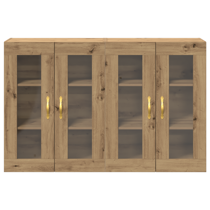 Cabinete montate pe perete 2 buc Artisan Oak 69,5x34x90 cm Lemn prelucrat - WALTI WALTI